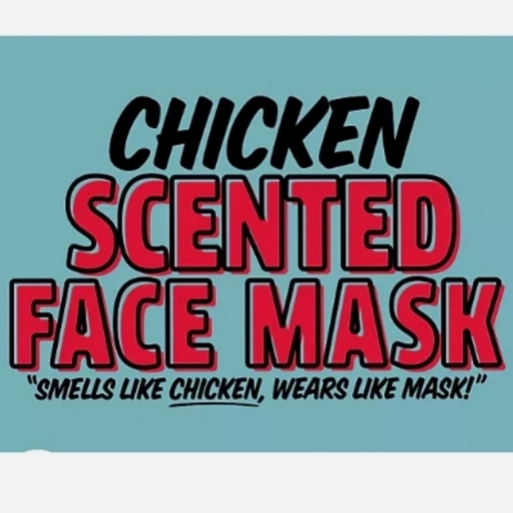Jack in the Box Chicken Scented Face Mask RARE
